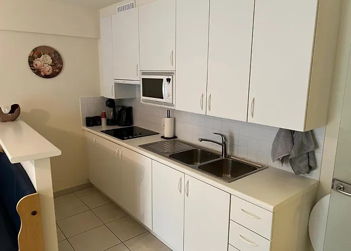 Residentie Cappuccino -- In Stad Vlakbij Strand Lägenhet Oostende